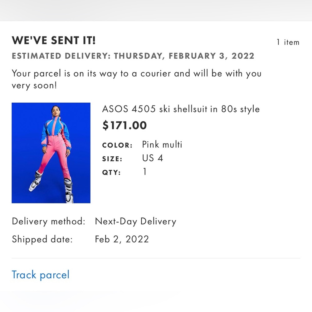 ASOS 4505 Ski suit.